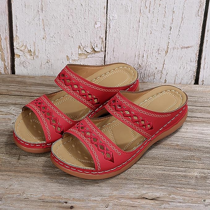 Jill Comfortable Sandals with Thick Cushioned Sole