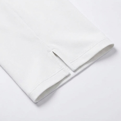 Cara High Waisted Stretch Capri Pants with Button-Front