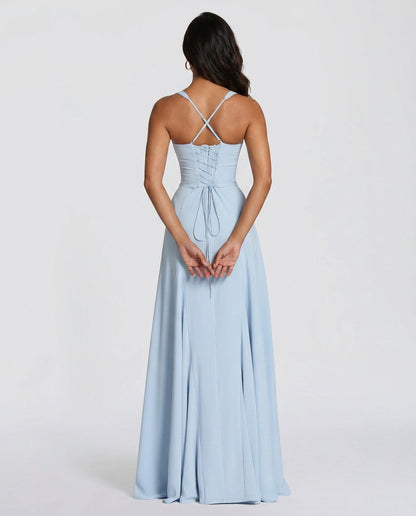 Evie Tiered Ruffle Maxi Dress with Sweetheart Neckline