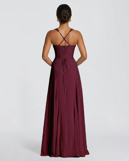 Evie Tiered Ruffle Maxi Dress with Sweetheart Neckline