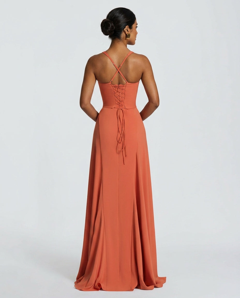 Evie Tiered Ruffle Maxi Dress with Sweetheart Neckline