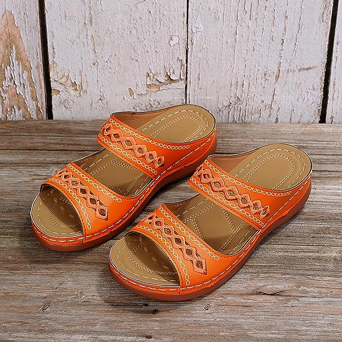 Jill Comfortable Sandals with Thick Cushioned Sole