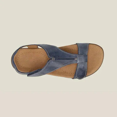 Leila Comfortable Slip-On Walking Sandals with Adjustable Fit