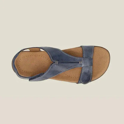 Leila Comfortable Slip-On Walking Sandals with Adjustable Fit